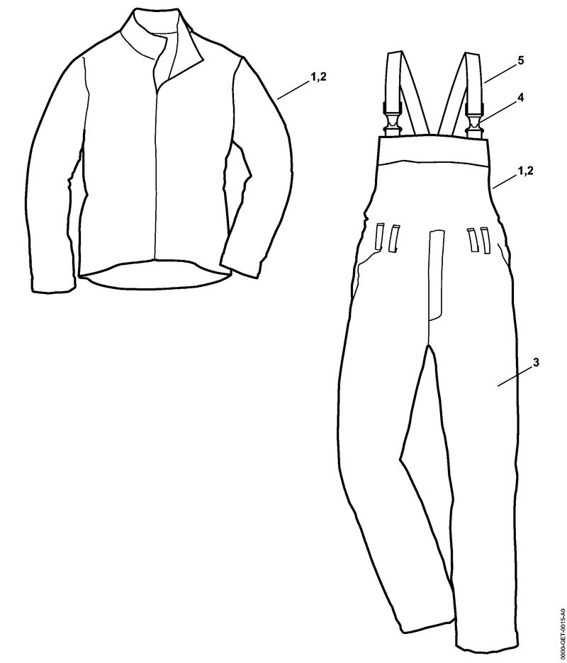 STIHL Buckle for suspenders 50 mm OEM 00008841585 technical drawing position 4