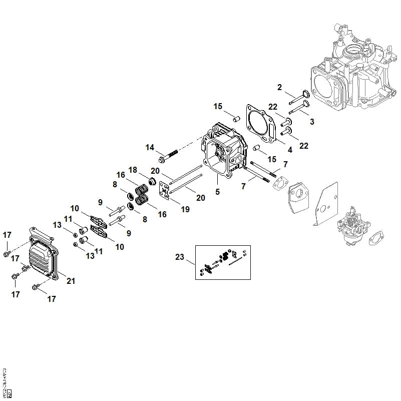 STIHL Guide OEM 00020382801 technical drawing position 19