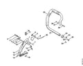 STIHL Handle tube with hose (OEM 1106-790-1501)