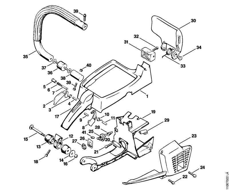 STIHL Label OEM 00009673506 technical drawing position 26