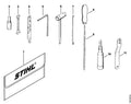 STIHL Set of carburettor parts (OEM 1110-007-1060)