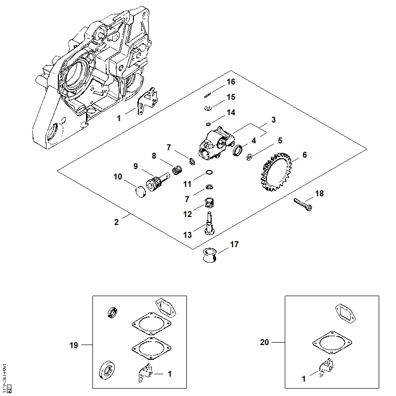 STIHL Washer OEM 00009580406 technical drawing position 5