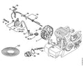 STIHL manifold (OEM 1127-141-2200)