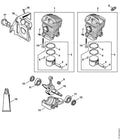 STIHL crankcase (OEM 1127-021-2500)