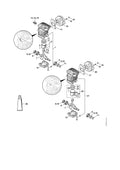 STIHL Cylinder with piston Ø 38 mm (OEM 1139-020-1203)