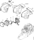 STIHL hood (OEM 1140-080-1617)