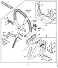 STIHL All-round handle tube with hose (OEM 1140-790-3700)