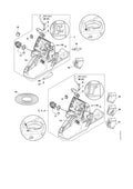 STIHL Tank housing (OEM 1144-350-0801)