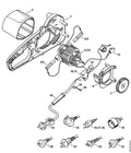 STIHL Set of carbon brushes 230 V (OEM 1208-600-2704)