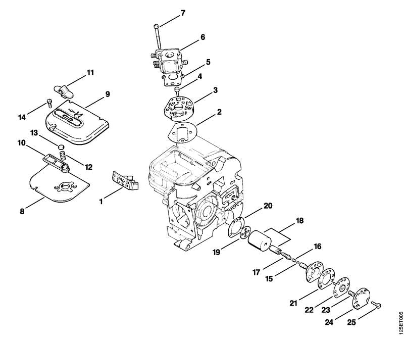 STIHL Compression spring OEM 00009970706 technical drawing position 12