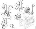 STIHL flywheel (OEM 1121-400-1201)