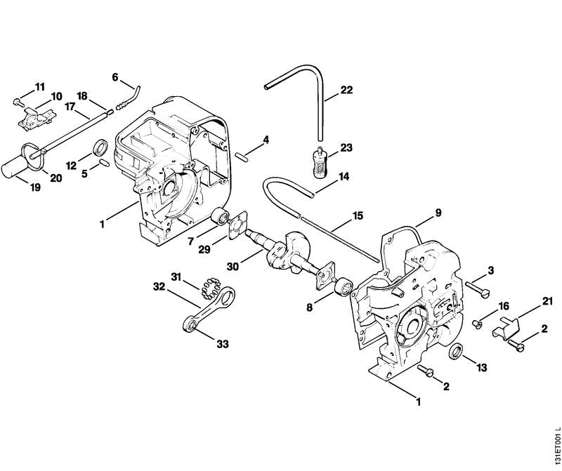 STIHL Gasket OEM 11200290502 technical drawing position 9