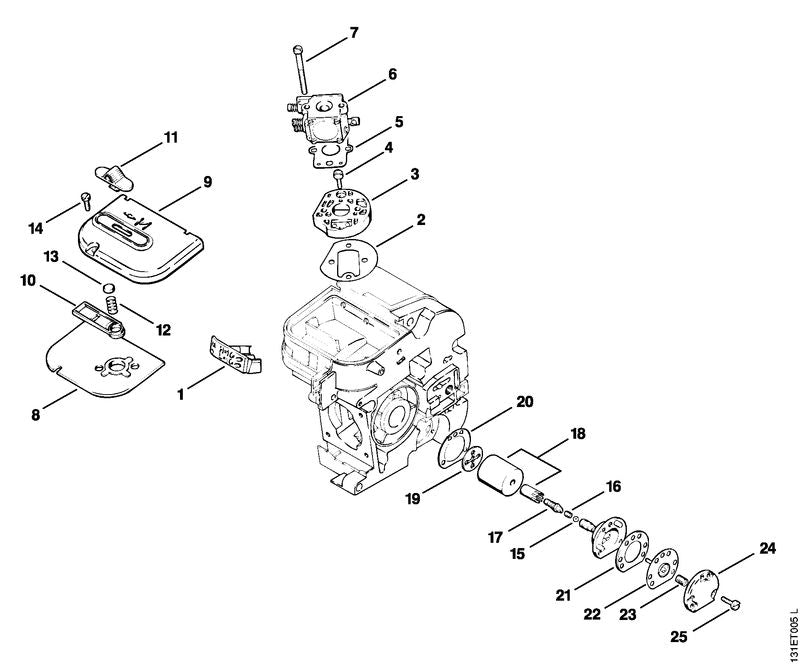 STIHL Guide piece OEM 11201217700 technical drawing position 1