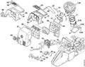 STIHL Carburetor box cover (OEM 1128-140-1905)
