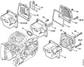 STIHL silencer (OEM 1128-140-0612)