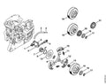 STIHL Worm gear (OEM 1133-640-7100)