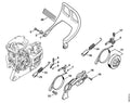 STIHL Kickback sign (OEM 0000-967-3630)