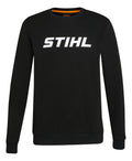 STIHL Sweatshirt SZ L LOGO WHITE black (OEM 0420-900-1656)