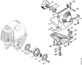 STIHL Fan housing (OEM 4180-080-1807)