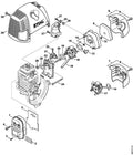 STIHL silencer (OEM 4180-140-0605)