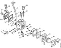STIHL Throttle shaft with lever (OEM 4229-120-7100)