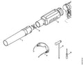 STIHL Blowpipe silencer (OEM 4241-780-8200)