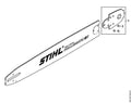 STIHL Rail S 50cm/20" 1.6mm/0.063" .404" (OEM 3003-000-9721)