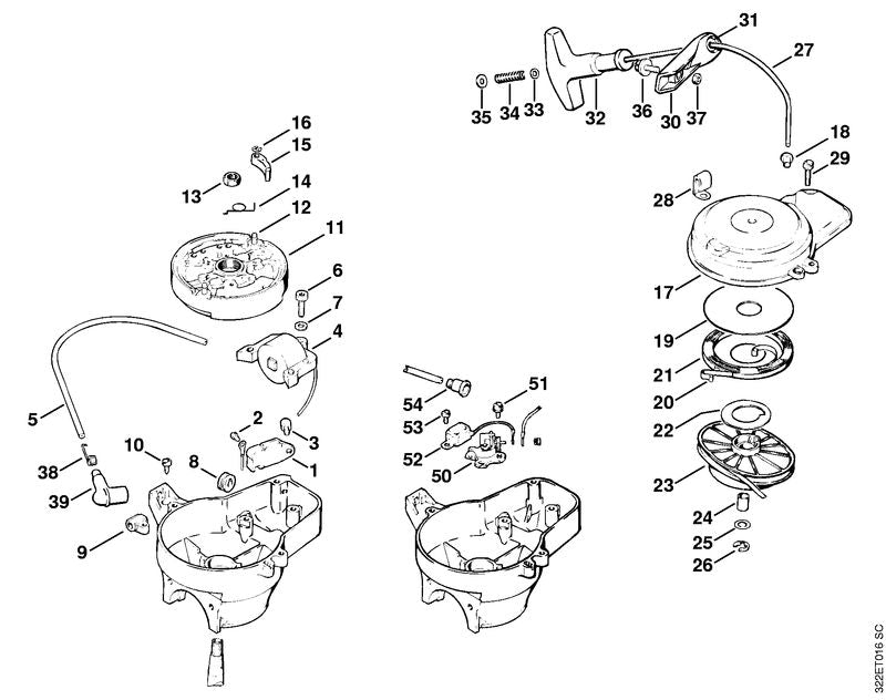 STIHL Grommet OEM 00009890810 technical drawing position 8