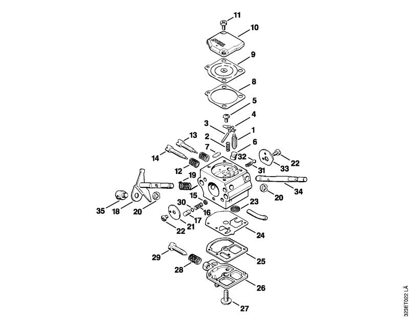 STIHL Strainer OEM 11201217801 technical drawing position 15