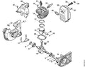 STIHL Crankcase half fan side (OEM 4223-020-2601)
