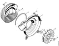 STIHL impeller (OEM 4229-704-3400)