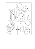 STIHL shoulder plate (OEM 0000-830-0100)