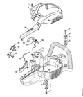 STIHL shift shaft (OEM 4242-182-0900)