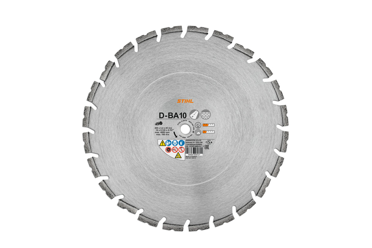 Diamant-doorslijpschijf D-BA10, Ø 300 mm
