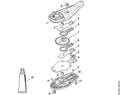 STIHL start plate (OEM 4230-642-4800)