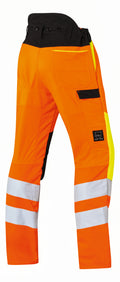 STIHL High-visibility trousers Protect MS size. M warning orange (OEM 0088-399-0104)