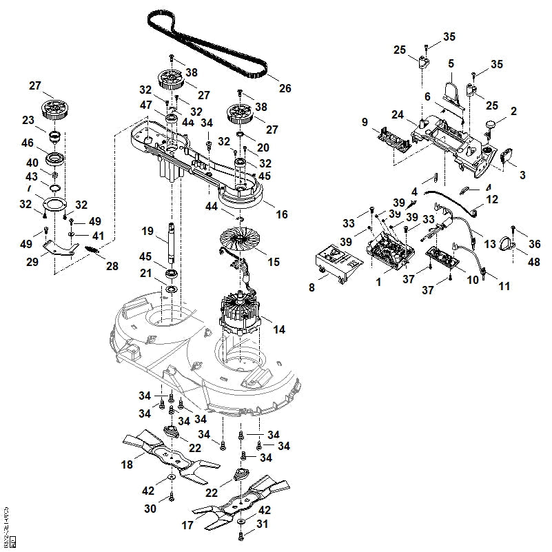 STIHL Cable tie OEM 07510107370 technical drawing position 48