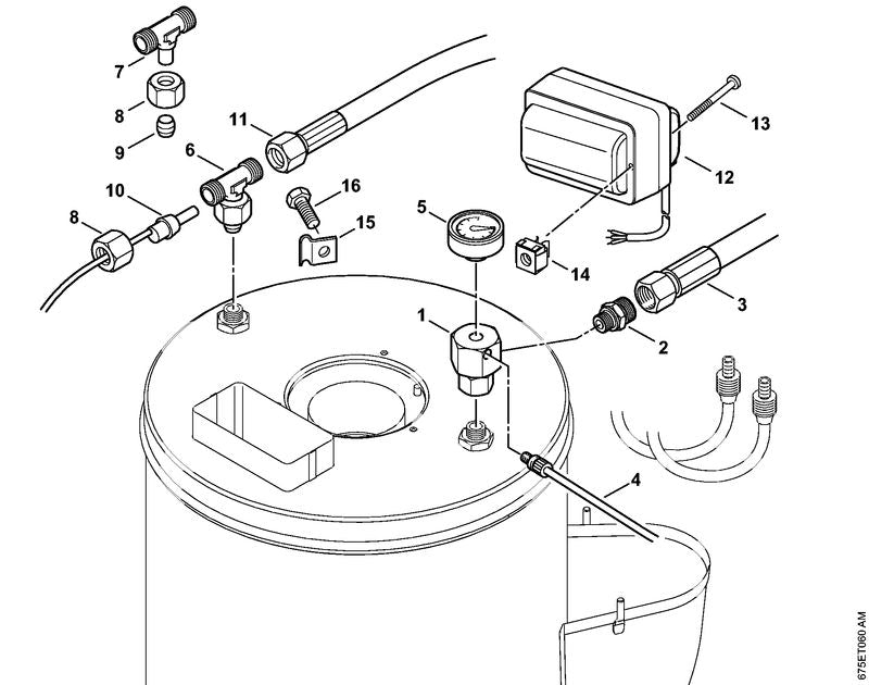 STIHL Cutting ring OEM 07611120139 technical drawing position 9