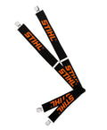 STIHL Professional suspenders black/or. Prong clip (OEM 0000-884-1576)