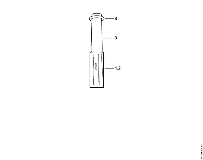 STIHL Felling wedge OEM 00008936800 technical drawing position 2