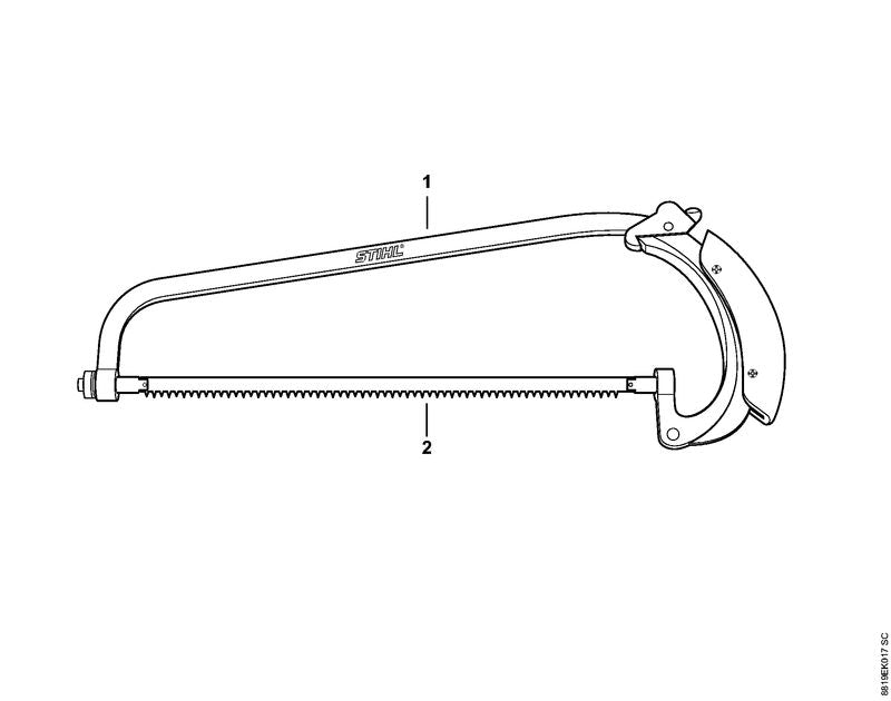 STIHL Sawblade OEM 00008819004 technical drawing position 2