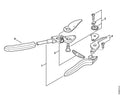 STIHL ET blade with spring (F9, F10) (OEM 0000-881-9912)