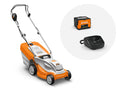 STIHL RMA 235 cordless lawn mower set with AK 20 battery and AL 101 charger