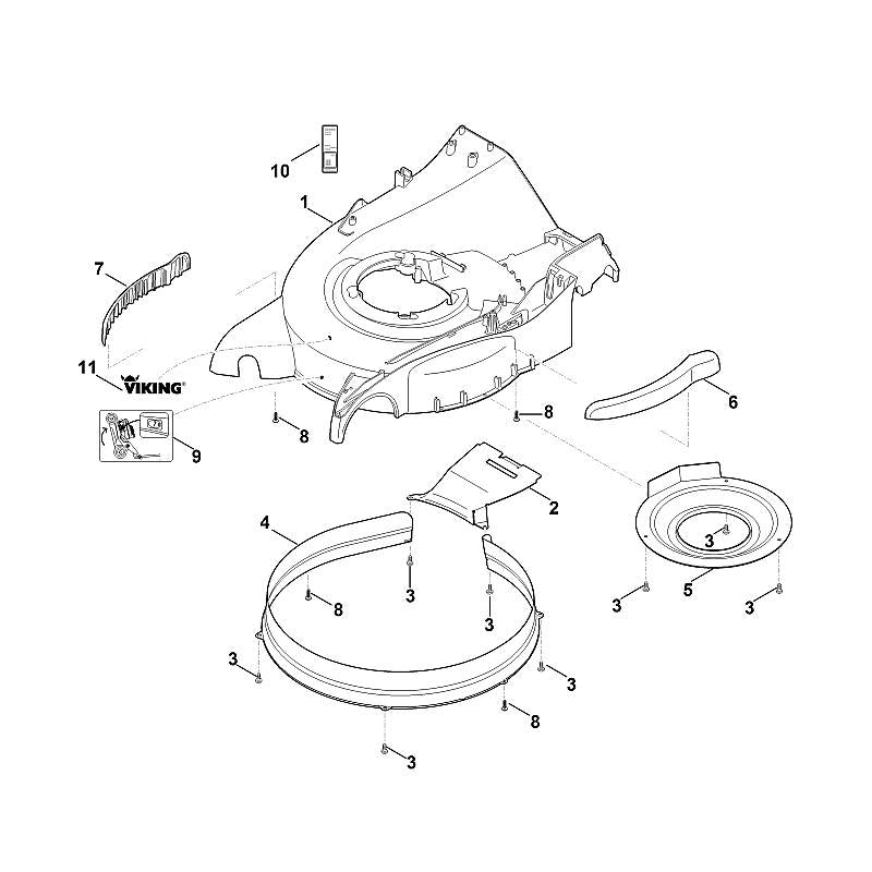 STIHL Sticker VIKING OEM 00009674484 technical drawing position 11