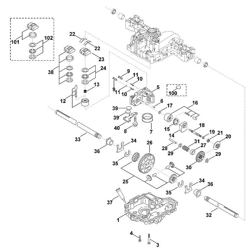 STIHL Bushing OEM 00109630500 technical drawing position 27
