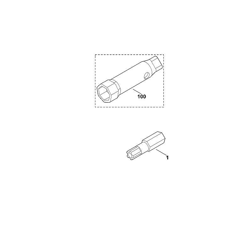 STIHL Bit T30 IPR OEM 08125422002 technical drawing position 1