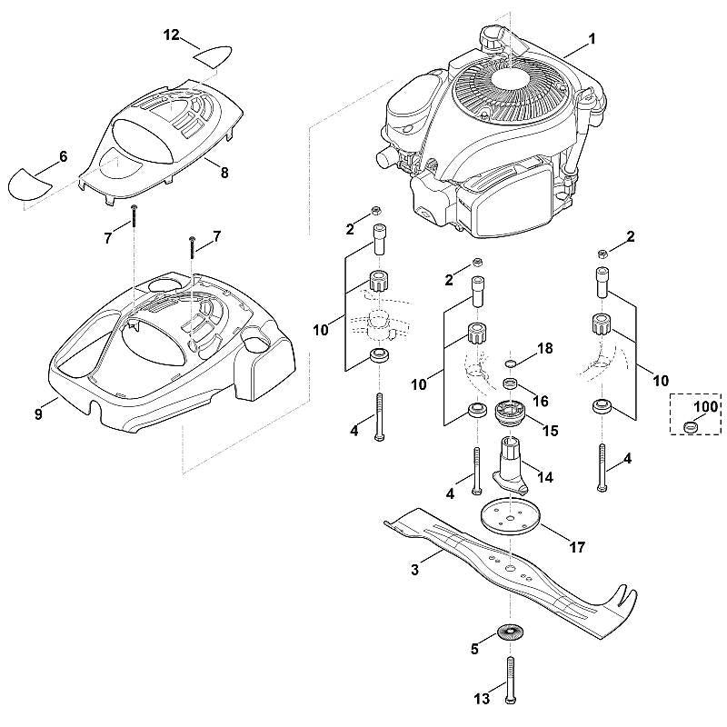 STIHL Cover OEM 00000820416 technical drawing position 9
