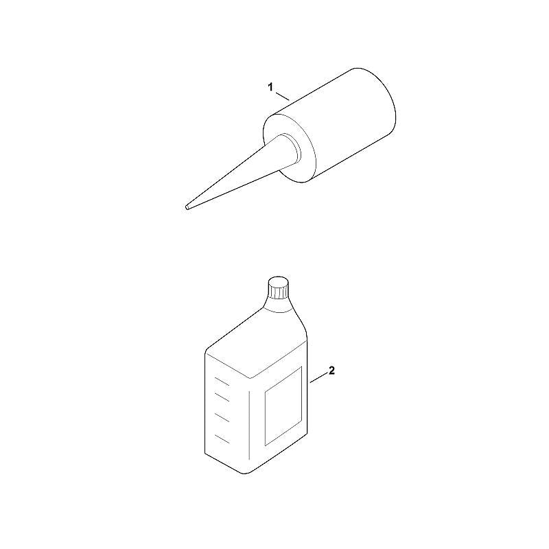 STIHL Gearbox oil (1 litres) OEM 07811201024 technical drawing position 2