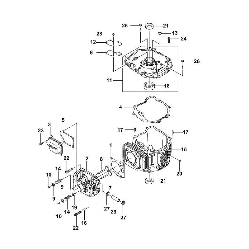 STIHL Spring retainer plate OEM 00010253001 technical drawing position 9