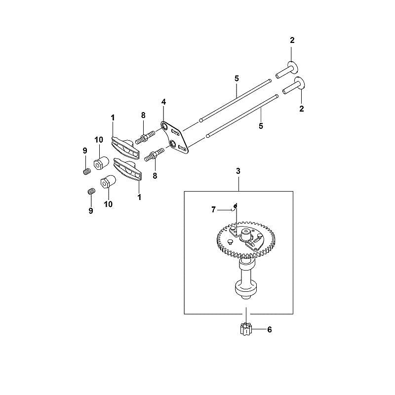STIHL Screw OEM 00010380301 technical drawing position 8